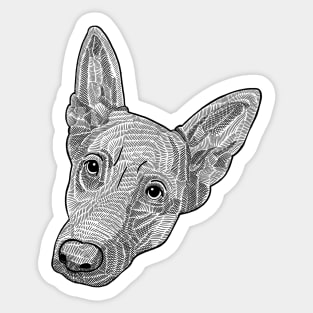 German Shepherd - Peppa Sticker